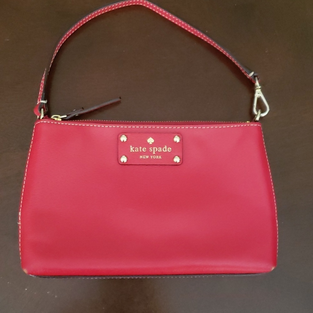 Kate Spade red wristlet